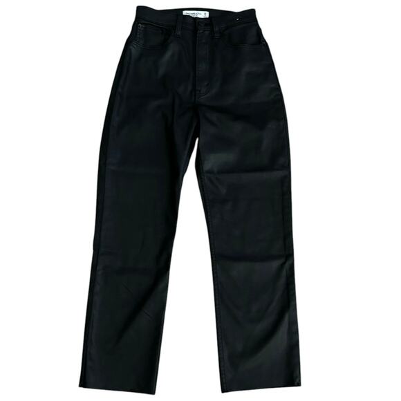 Abercrombie & Fitch Black Straight Leg Jeans - Picture 1 of 4